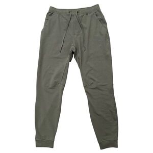 Lululemon City Sweat Jogger Mens Size M Sweatpants Tapered Drawstring Army Green